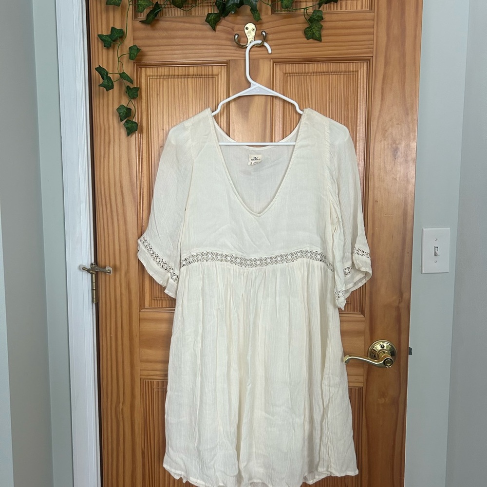 SOLD Cream Boho Chic O’Neill dress